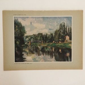 Vintage Art Print / Landscape Art